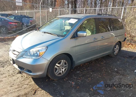 2005 Honda Odyssey Ex из США, поврежденный, VIN 5FNRL38485B112691